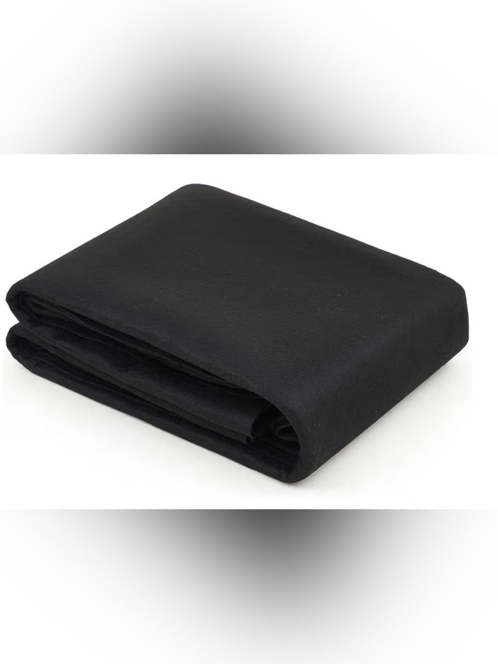 Nuanchu 78.7 x 118 Inch Black Underfelt Carpet